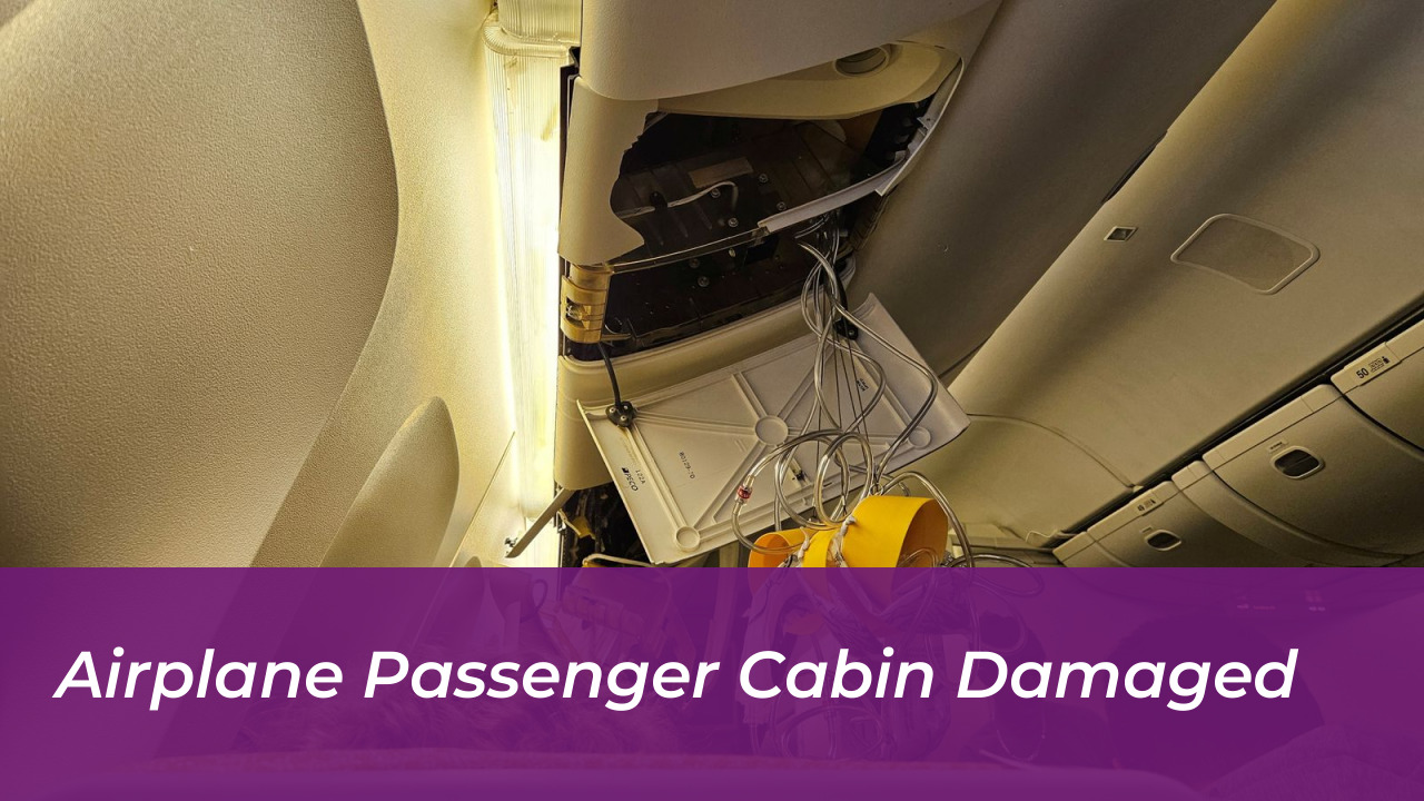 Inquest Rules Flight Turbulence Caused Fatal Cardiac Arrest 7 Airplane Passenger Cabin Damaged