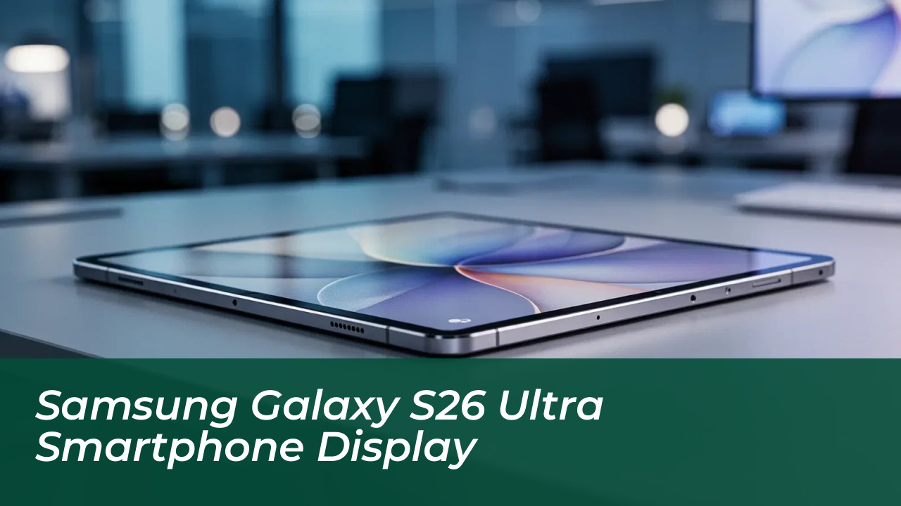 Samsung One UI 9 Rollout & Galaxy S26 Ultra Display Specs 3 Samsung Galaxy S26 Ultra Smartphone Display