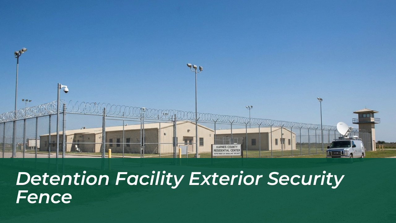 US Rep States ICE Shooting Victim Needs Spinal Bullet Surgery 4 Detention facility exterior security fence