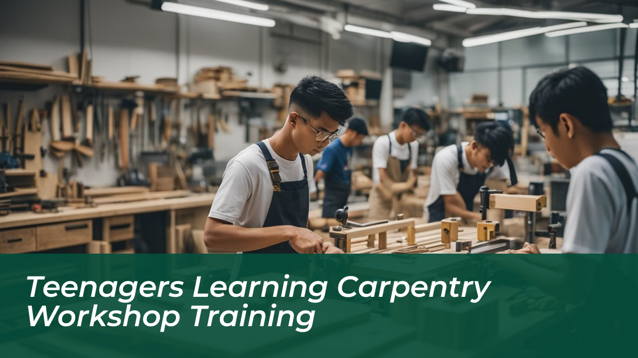 England Vocational GCSEs 2029: Complete Educational Reform Guide 5 Teenagers Learning Carpentry Workshop Training