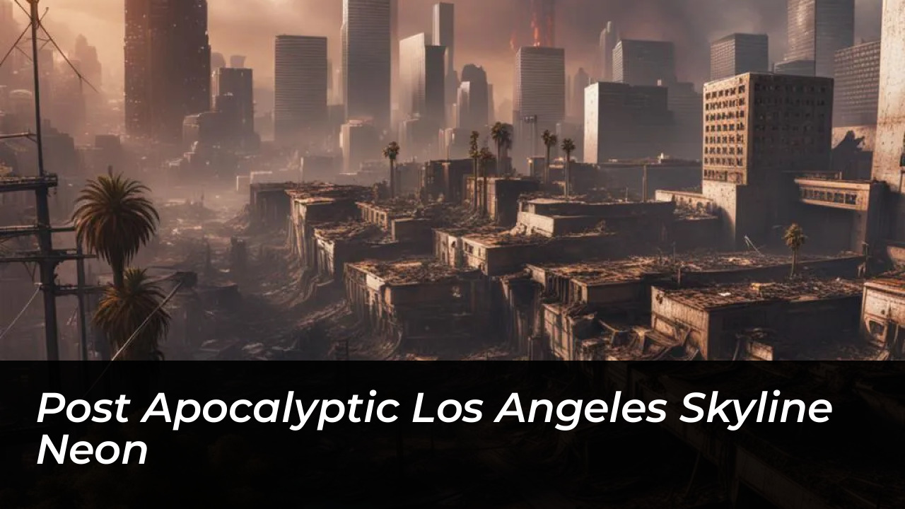 Adult Swim Adapts Anthony Bourdain Graphic Novel Get Jiro 3 Post apocalyptic Los Angeles skyline neon