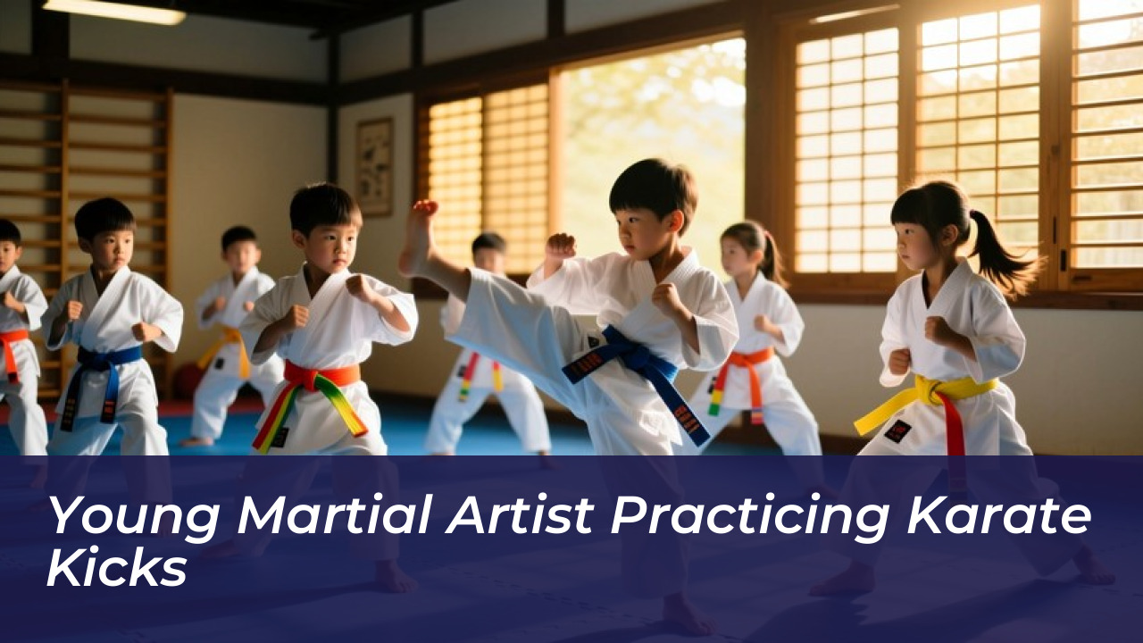 Ted Jan Roberts Biography: Net Worth, Age, Movies, and Life 4 Young martial artist practicing karate kicks