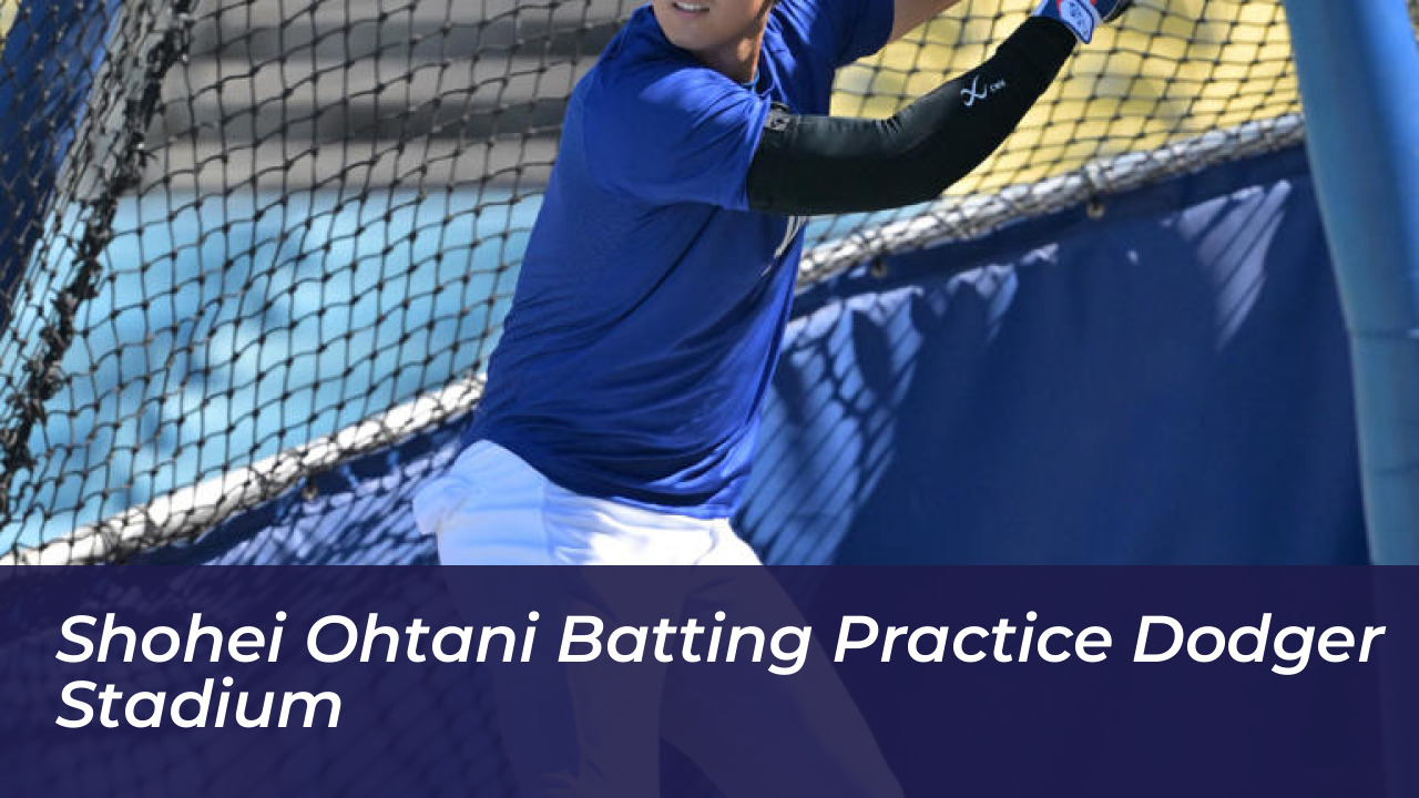 Dodgers Activate Shohei Ohtani From IL Ahead of Postseason Push 3 Shohei Ohtani batting practice Dodger Stadium