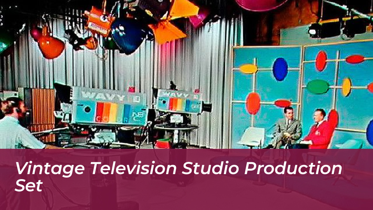 Shane Van Dyke Biography: Net Worth, Wife, Height & Movies 5 Vintage Television Studio Production Set
