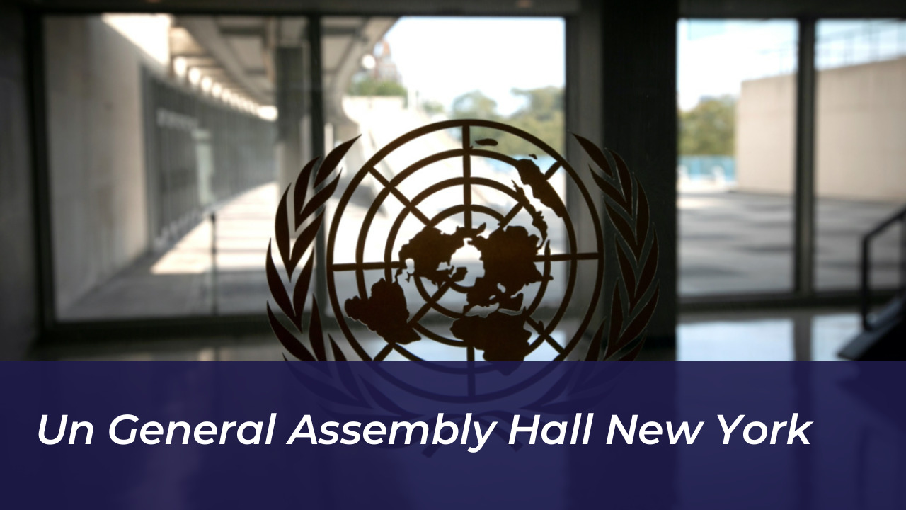 Global Leaders Debate Security & Diplomacy at UN General Assembly 4 UN General Assembly Hall New York