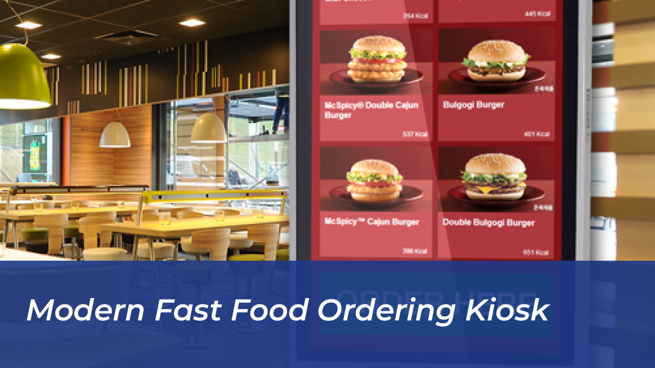 McDonald's Launches Digital Drive-Thru Ad Network Strategy 5 Modern Fast Food Ordering Kiosk