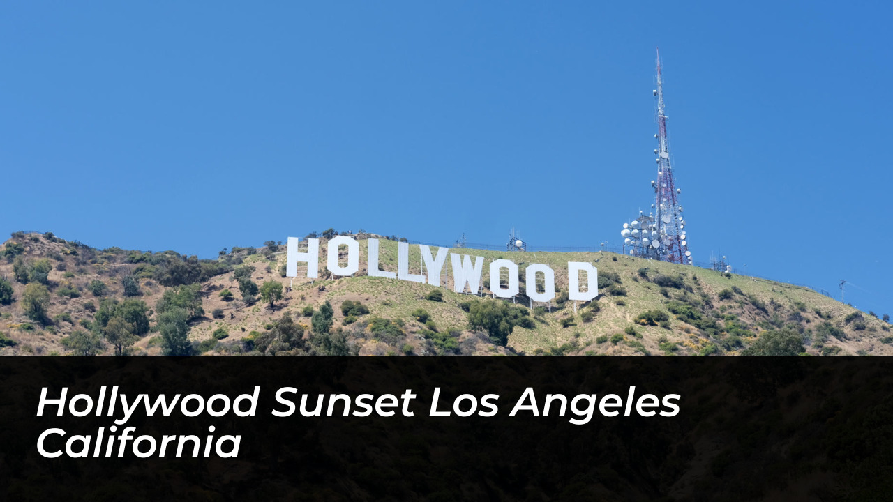 Hollywood Sunset Los Angeles California