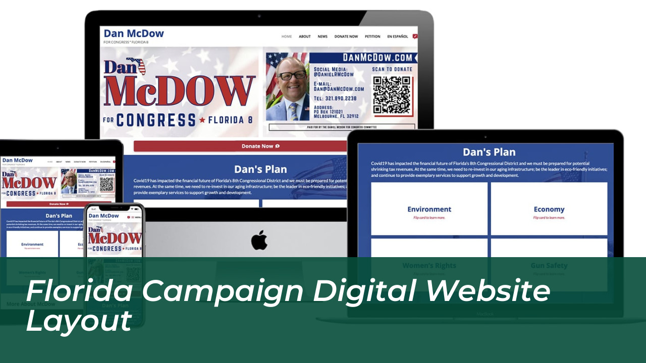Byron Donalds Redesigns Campaign Website Amid Midterm Shift 3 Florida campaign digital website layout