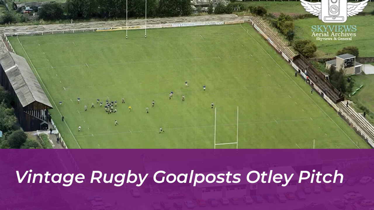 Vintage Rugby Goalposts Otley Pitch