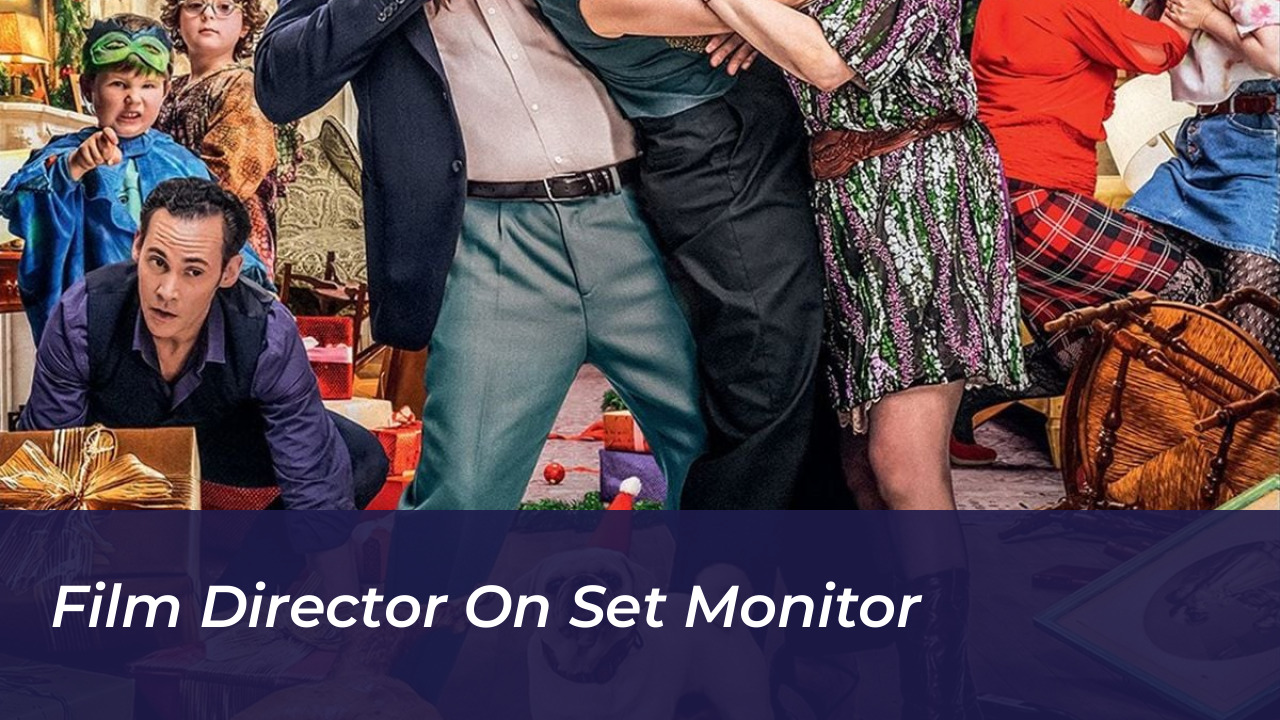 Anne Hathaway and Dakota Johnson Star in Thriller Verity 5 Film Director On Set Monitor