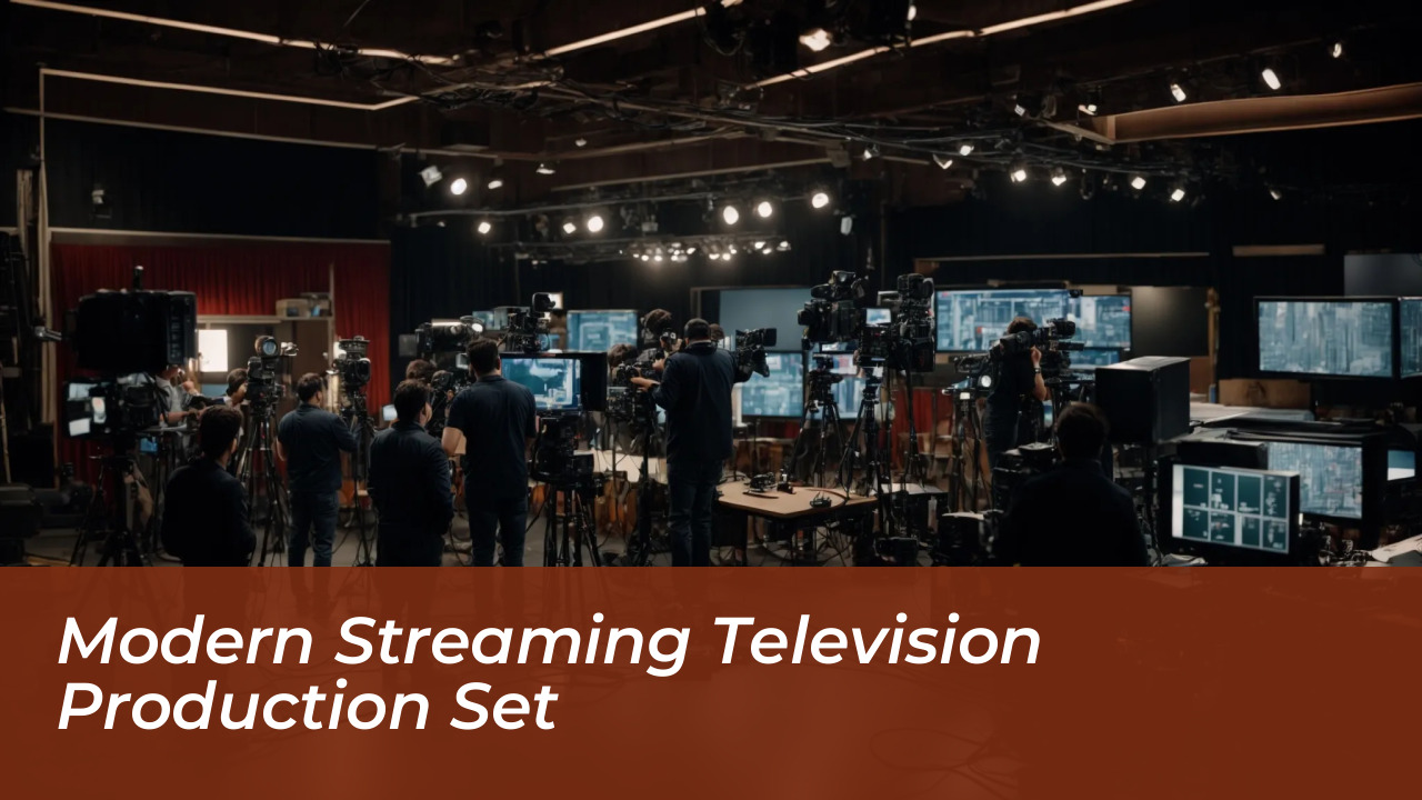 Modern Streaming Television Production Set