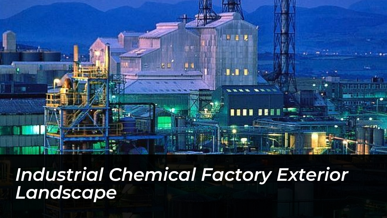 Industrial Chemical Factory Exterior Landscape