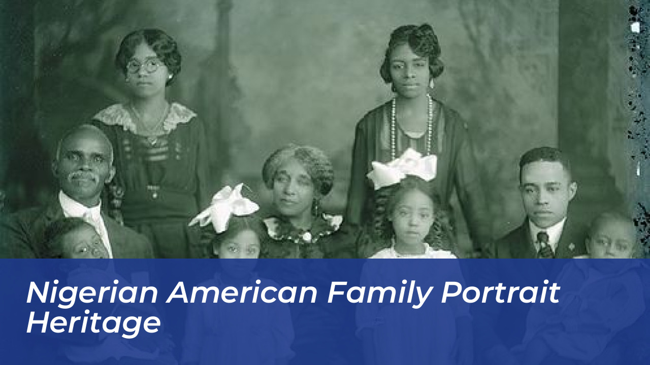Nigerian American Family Portrait Heritage