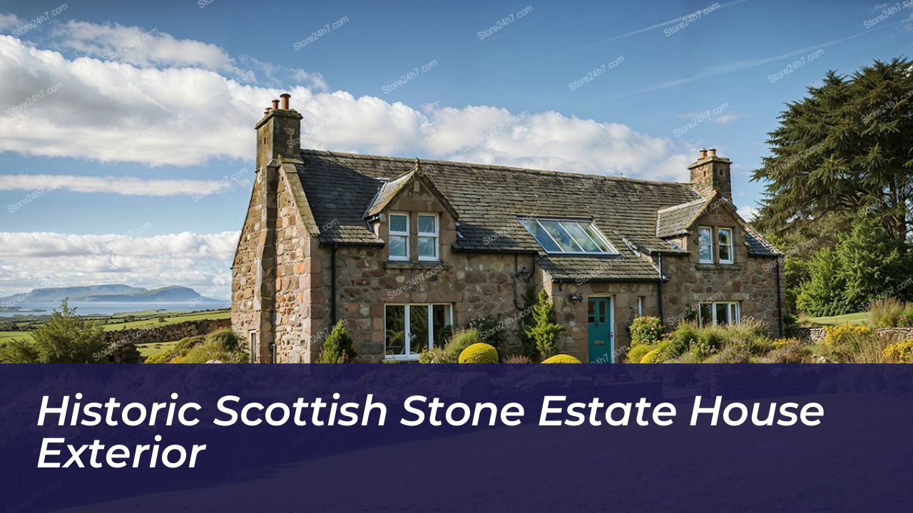 North Ronaldsay Welcomes First Baby in 34 Years 5 Historic Scottish stone estate house exterior