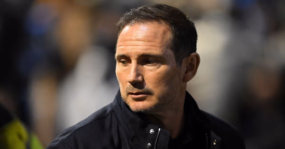 Frank Lampard on touchline