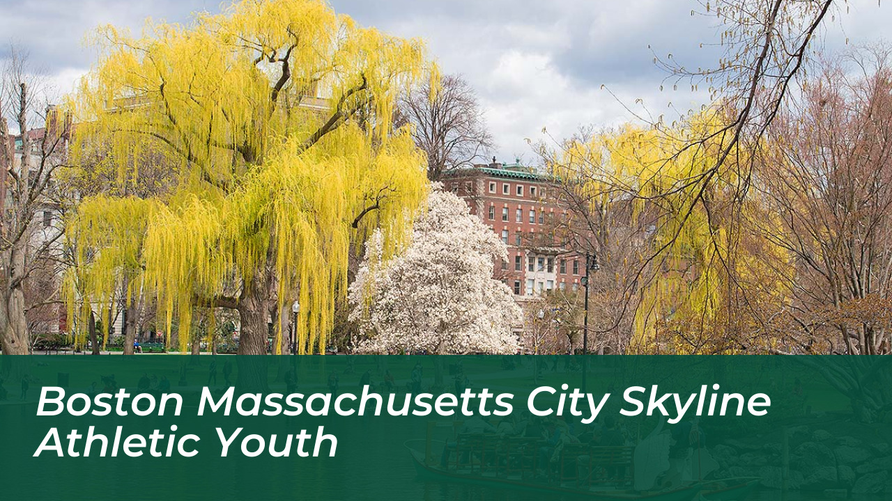 Boston Massachusetts City Skyline Athletic Youth