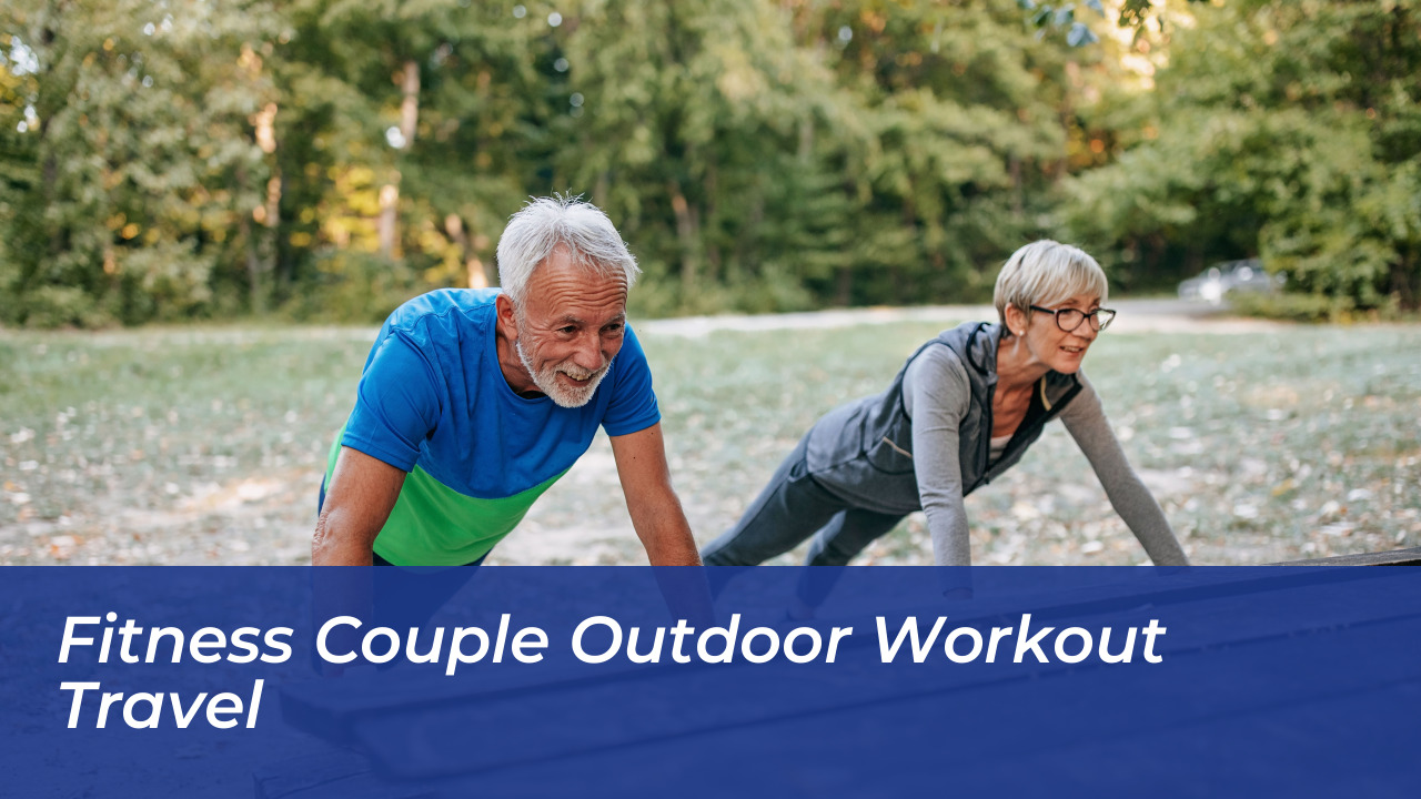 Fitness Couple Outdoor Workout Travel