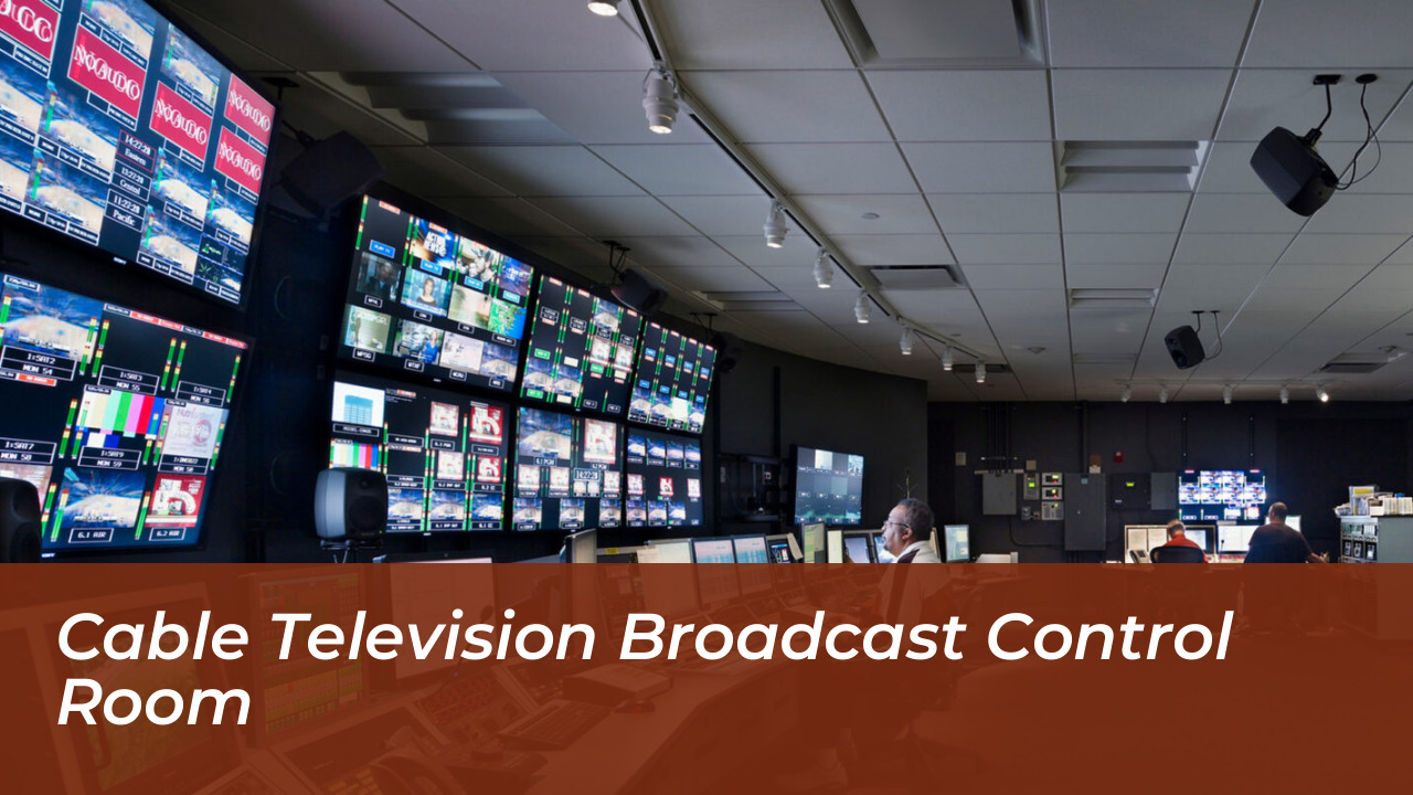 Cable Television Broadcast Control Room