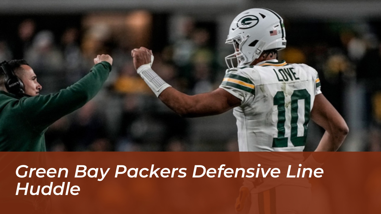 Packers Defense Gets Massive Boost Ahead of Falcons Clash 3 Green Bay Packers Defensive Line Huddle