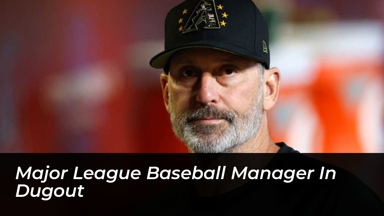 Major League Baseball Manager In Dugout